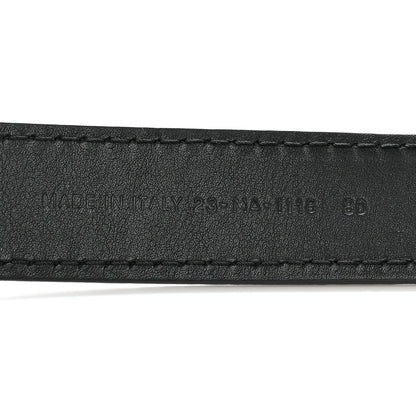 Christian Dior Calfskin D Fence Belt 75 30 Black 6 of 9
