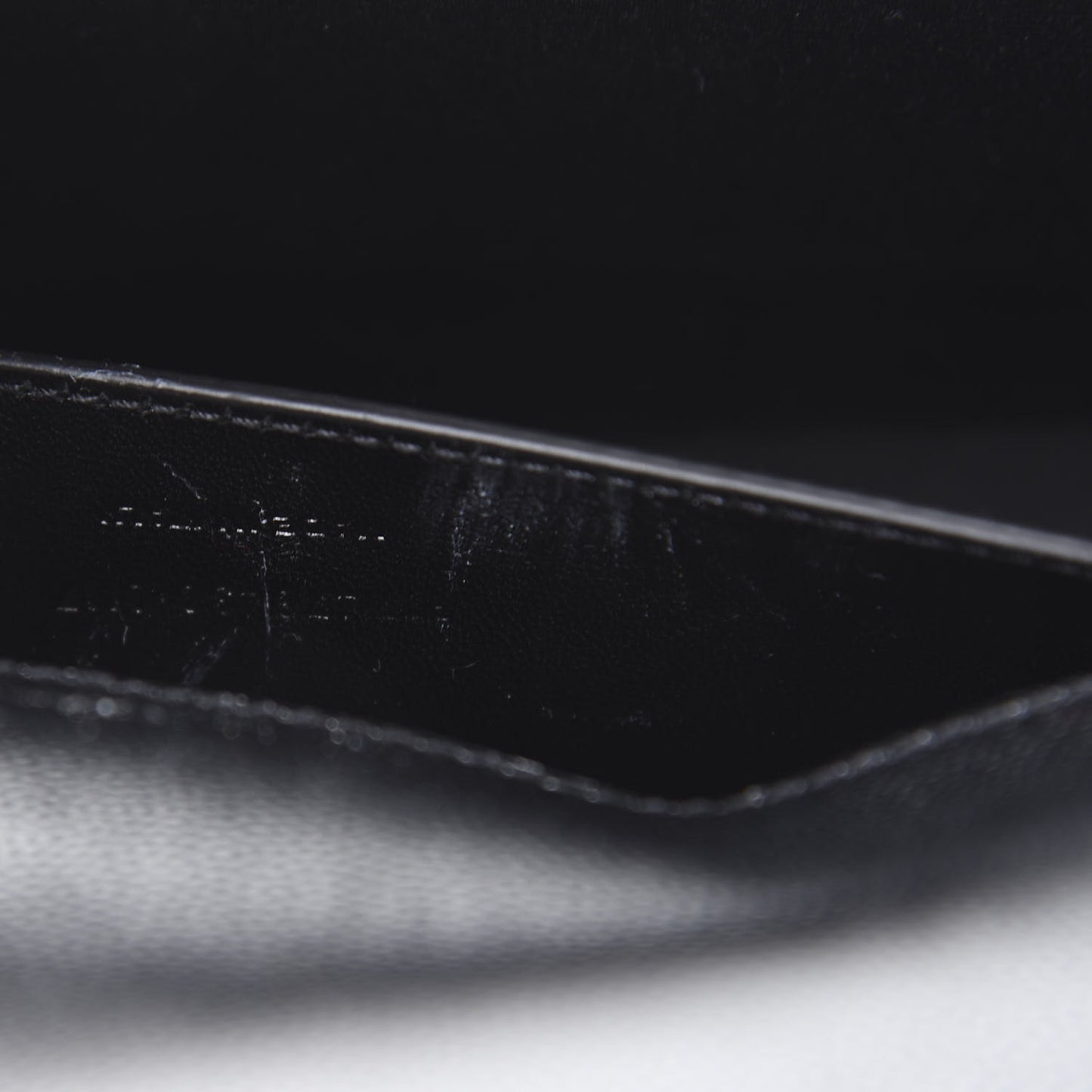 Grain De Poudre Monogram Cassandre Clutch Black