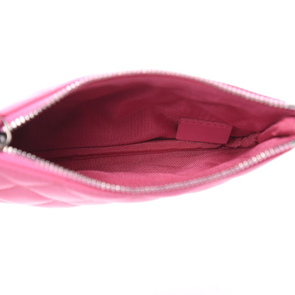 Chanel Lambskin Quilted Small Cosmetic Case Pink 5 of 8