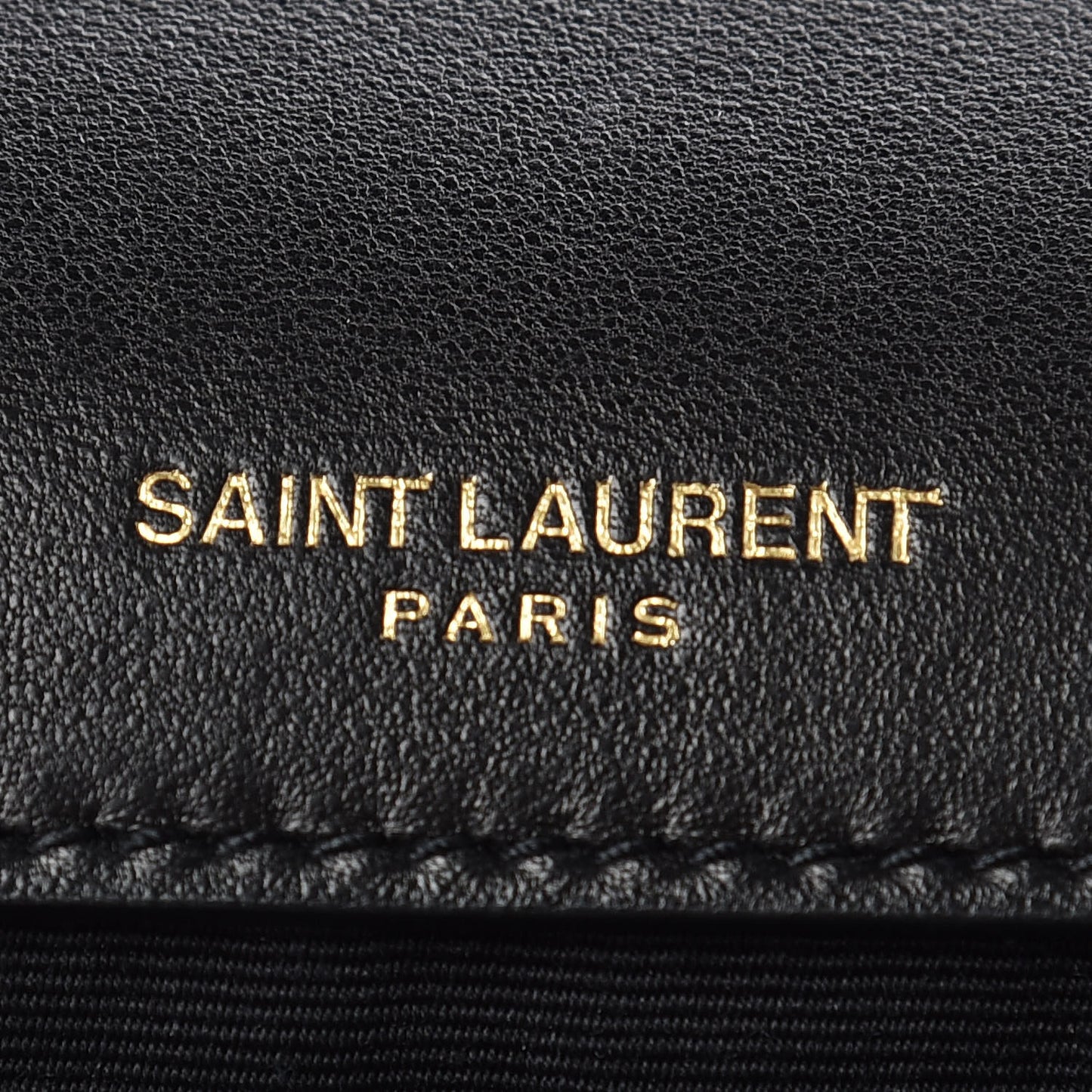 Lambskin Patchwork Monogram Large Jamie Black