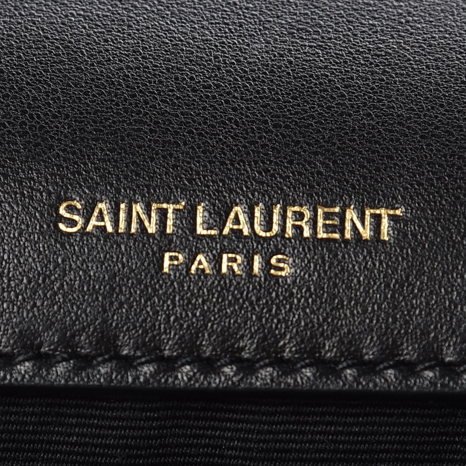 Saint Laurent Lambskin Patchwork Monogram Large Jamie Black 8 of 13