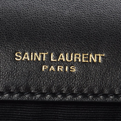 Saint Laurent Lambskin Patchwork Monogram Large Jamie Black 8 of 13