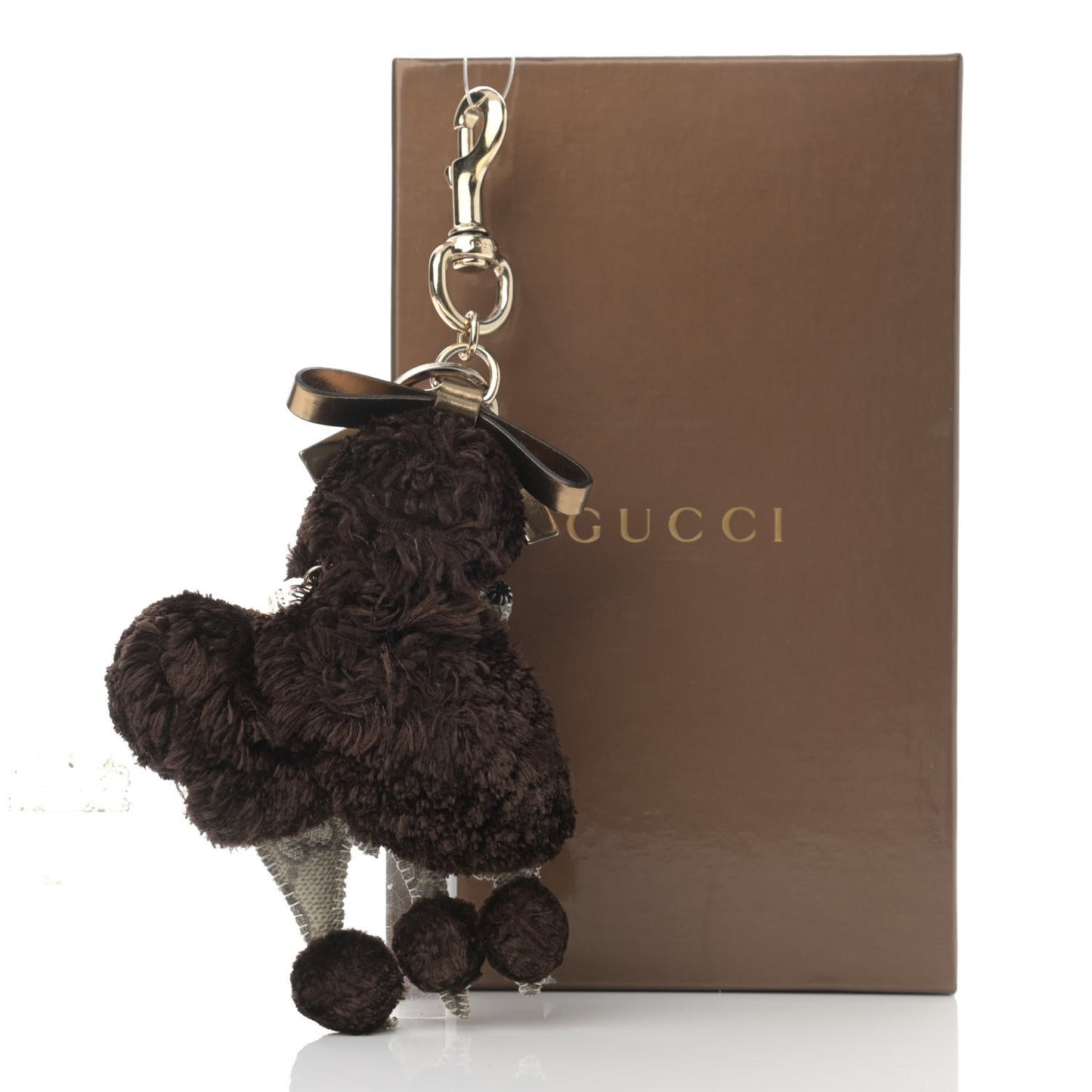 GG Supreme Monogram Lulu Dog Key Charm