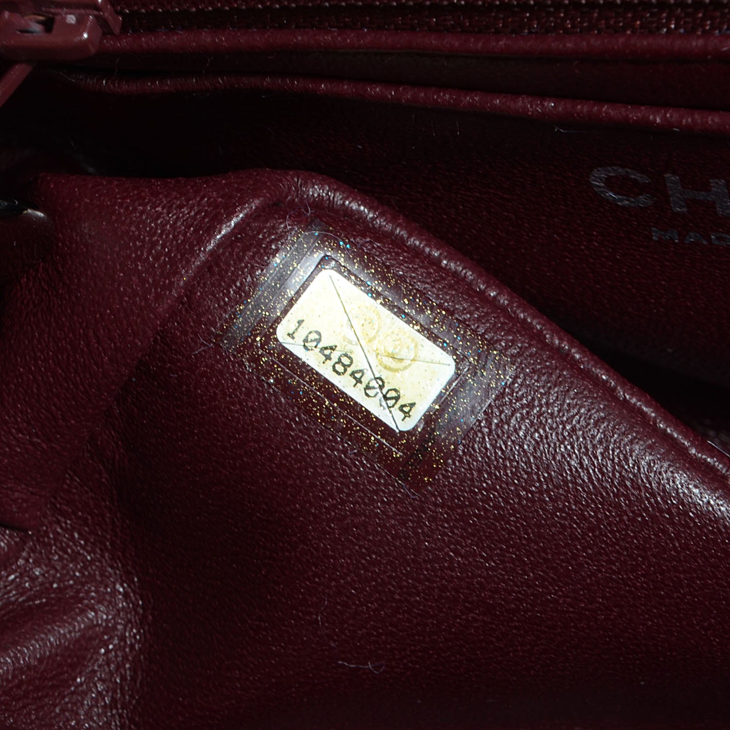 Chanel Lambskin Quilted Mini Square Flap Black 8 of 8