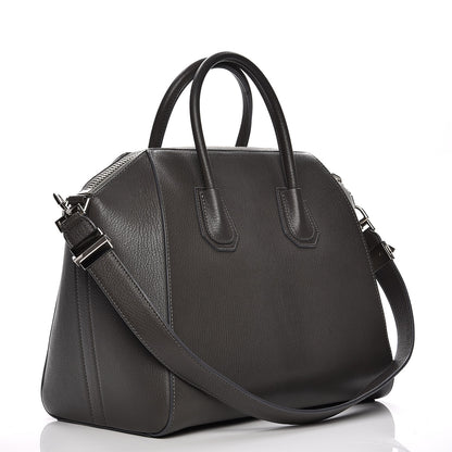 Givenchy Sugar Goatskin Medium Antigona Dark Grey 4 of 13