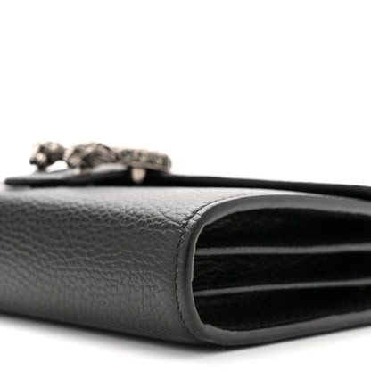Gucci Calfskin Mini Dionysus Chain Wallet Black 9 of 9