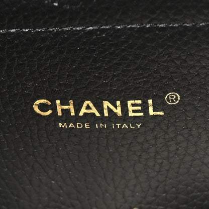 Chanel Grained Calfskin Stitched Urban Essentials Large Shopping Bag Black 6 of 12