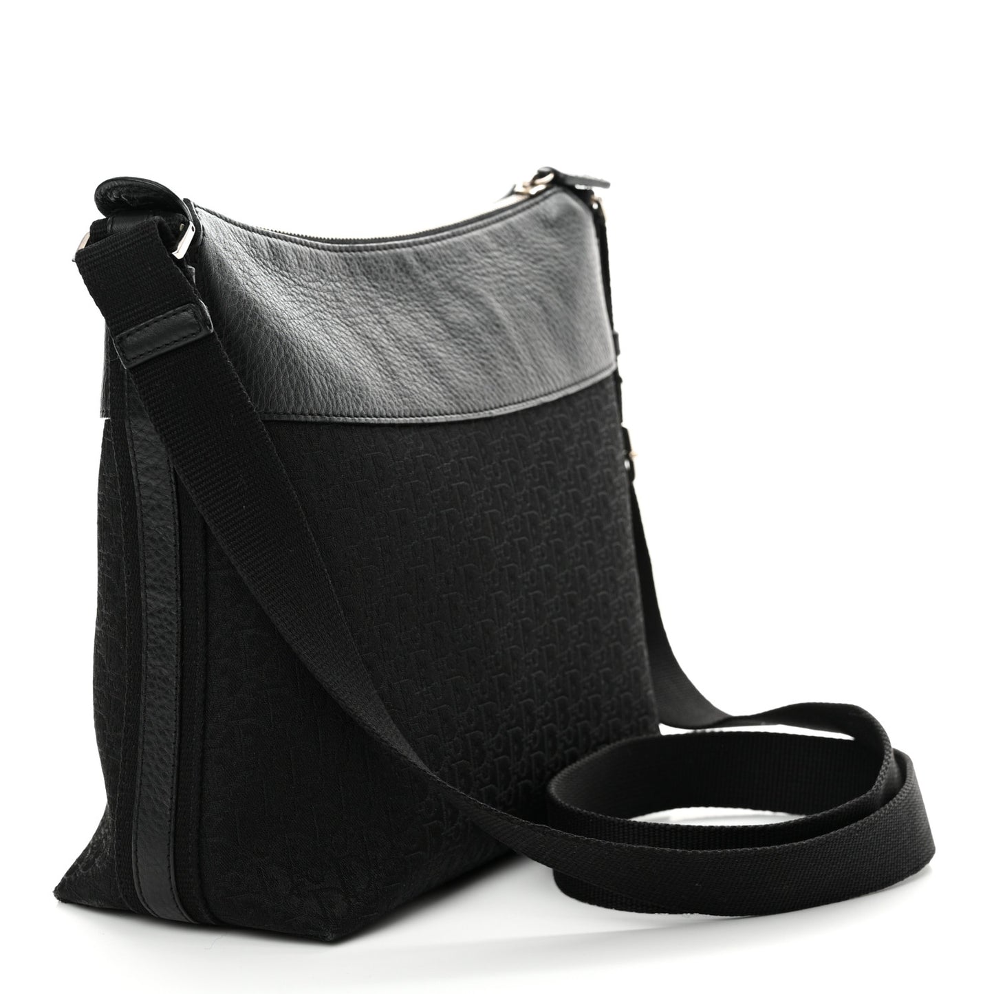 Monogram Street Chic Messenger Black