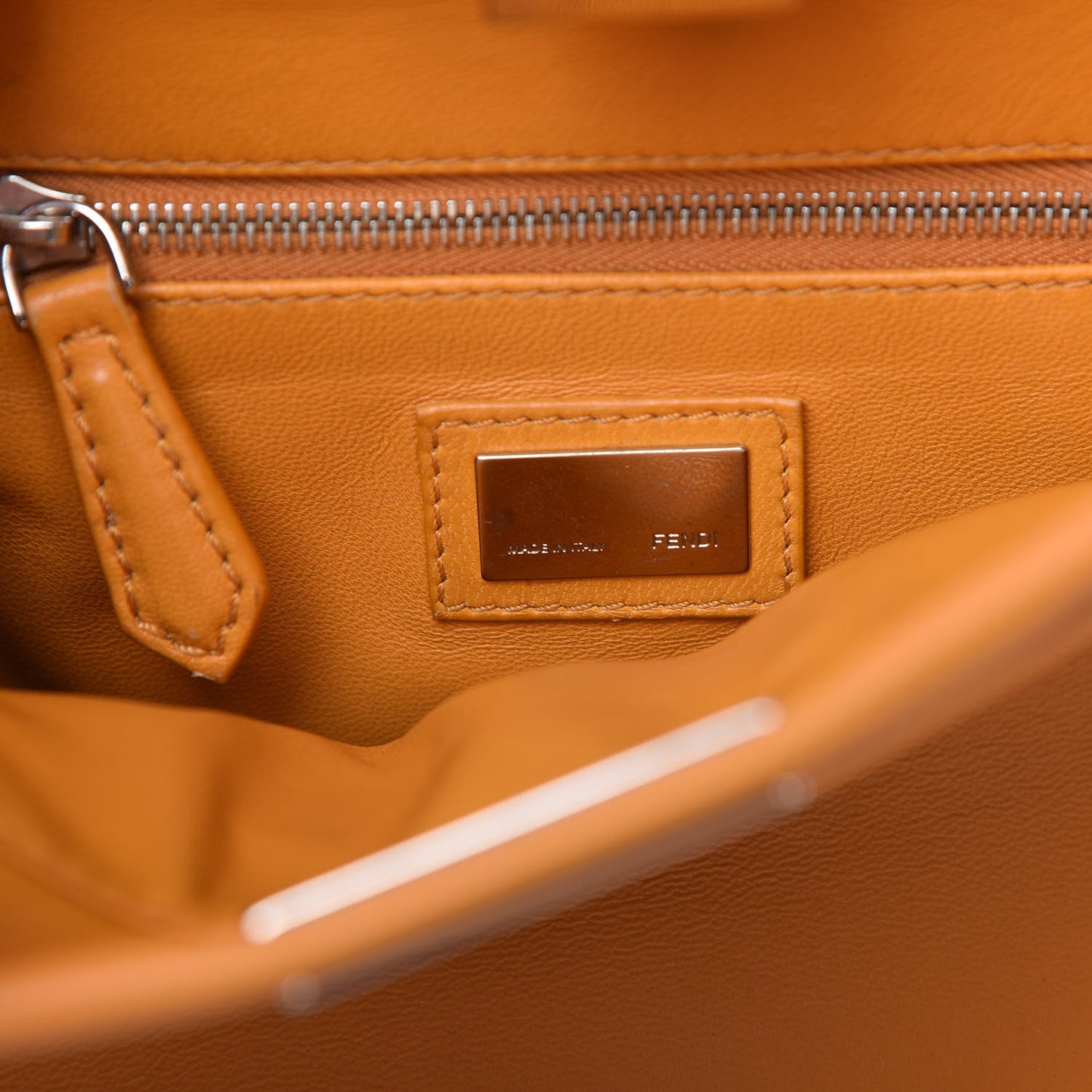 Nappa Mini Peekaboo Iconic Satchel Giallo Syrup
