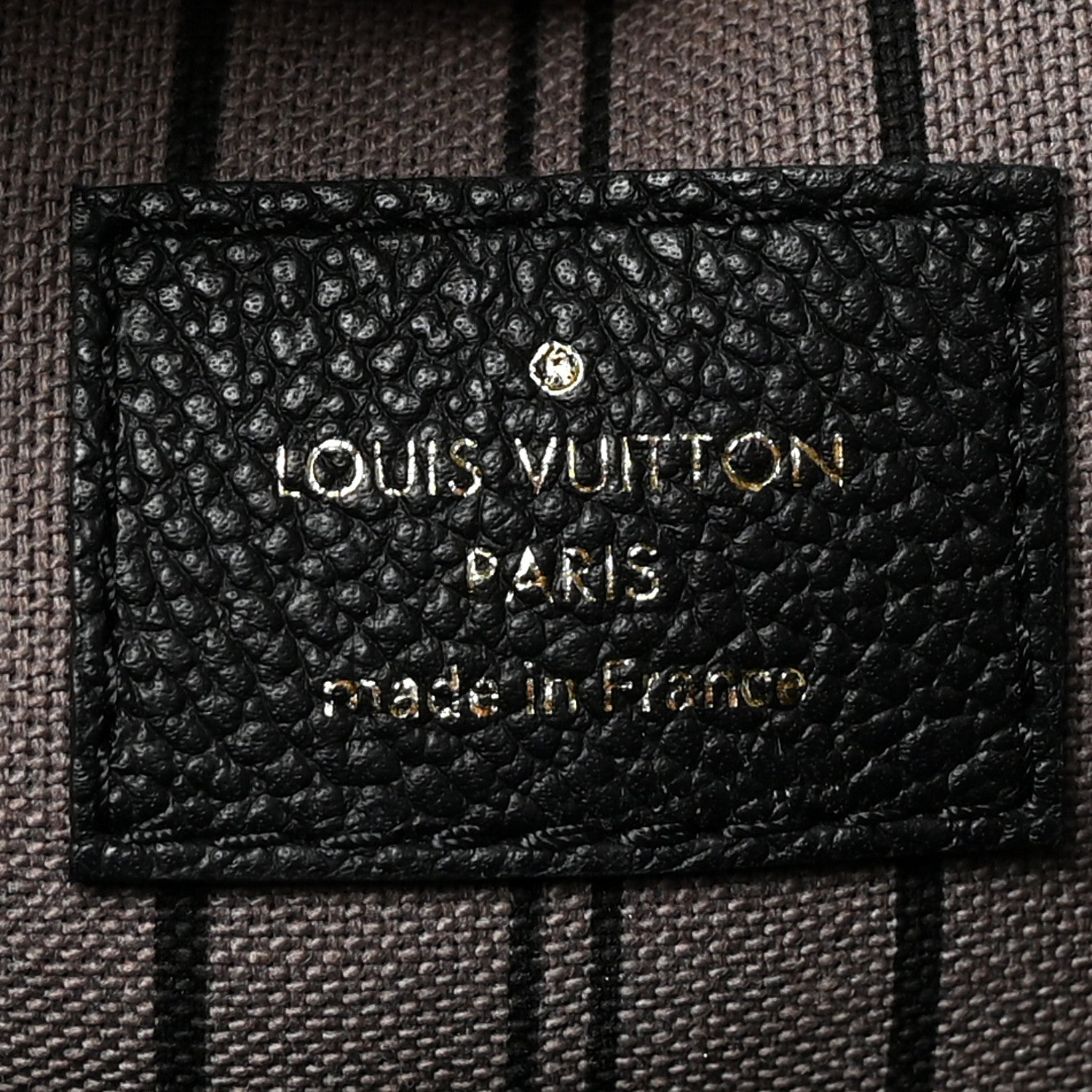 Louis Vuitton Empreinte Montaigne MM Black 6 of 9