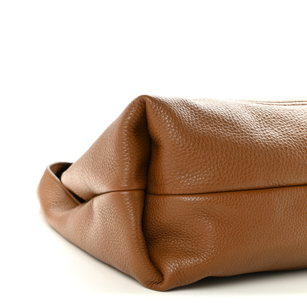 Gucci Grained Calfskin Softbit Maxi Shoulder Bag Brown 10 of 11
