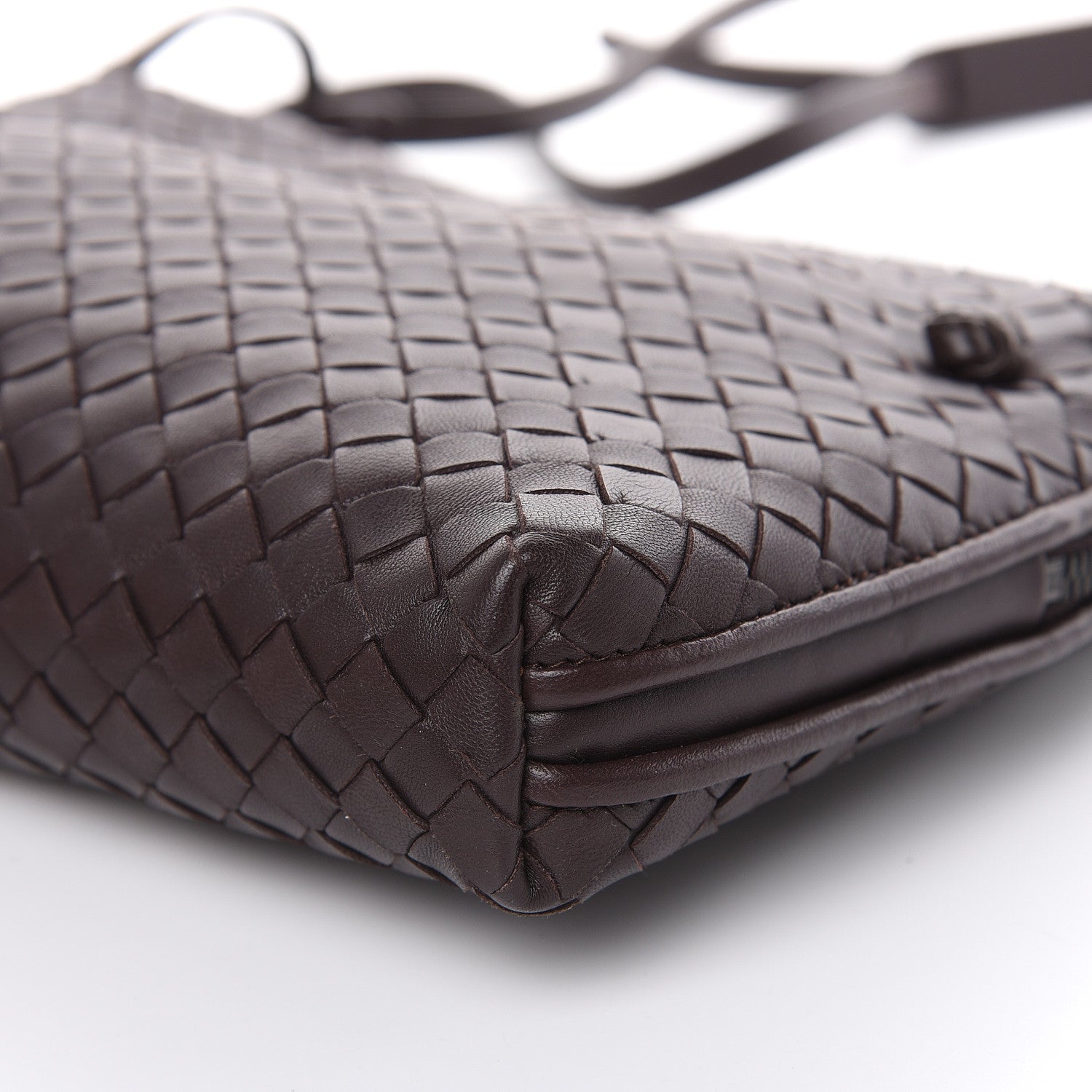 Bottega Veneta Nappa Intrecciato Nodini Bag Ebano 10 of 11