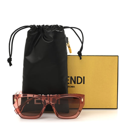 Fendi Acetate Sunglasses FE40100I Pink 7 of 7