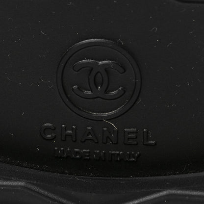 Chanel Oily Calfskin Star Quilted Biker Boots 36.5 Black 7 of 7