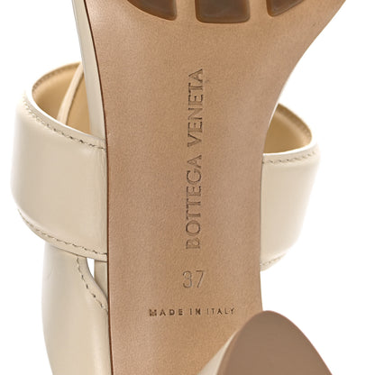 Bottega Veneta Vienna Calfskin The Band Cross Strap Mule Sandals 37 Sea Salt 6 of 10
