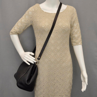 FASHIONPHILE MARNILeatherFrameShoulderBagBlack 2 of 7