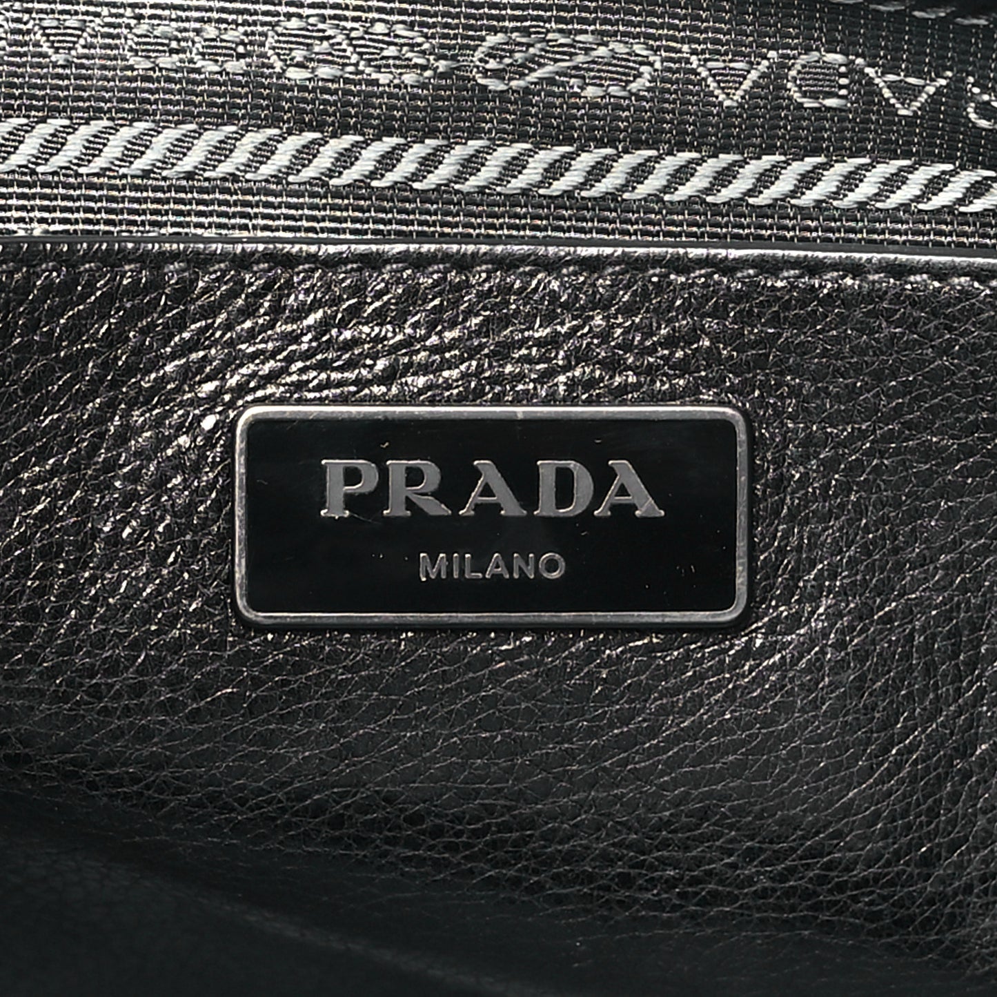 Glace Calf Twin Pocket Tote Black