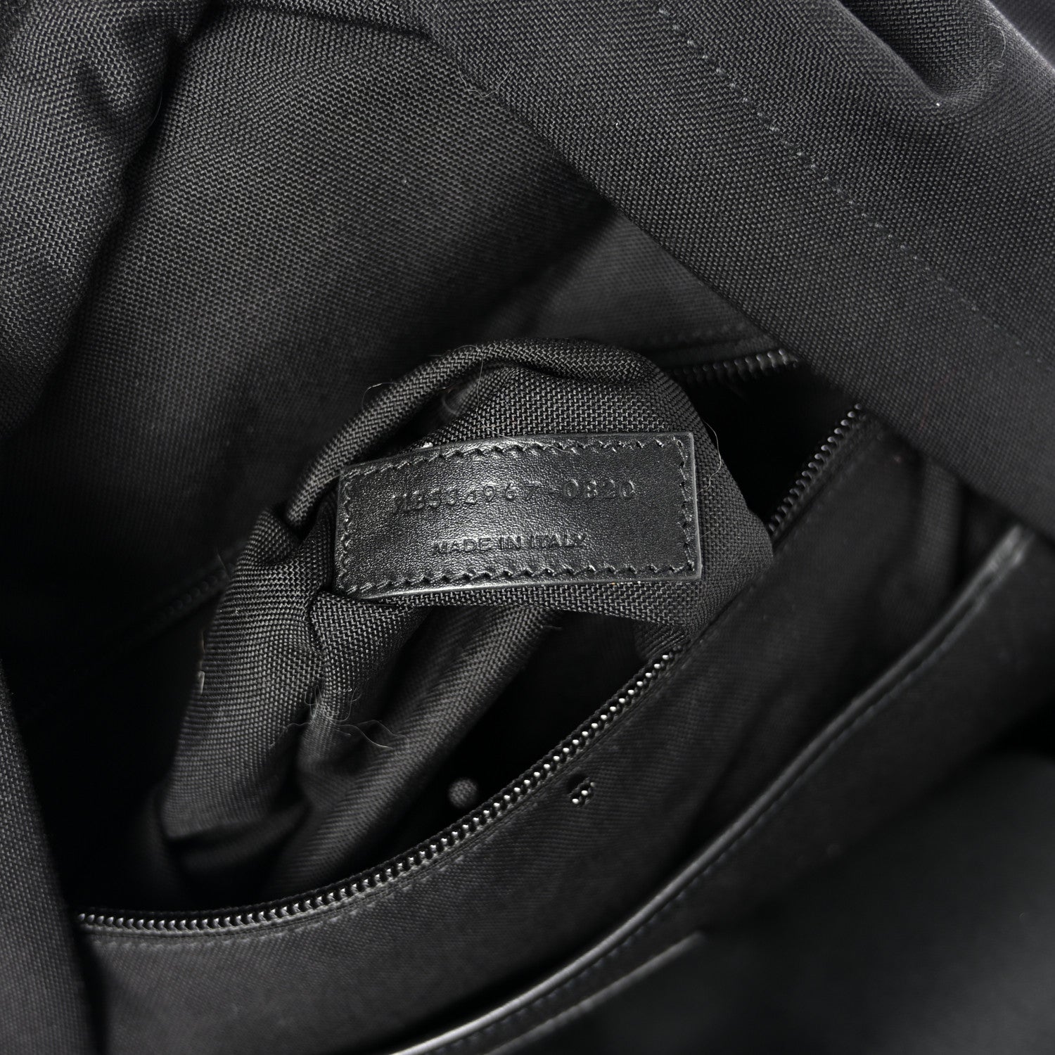 Saint Laurent Canvas City Backpack Black 7 of 11