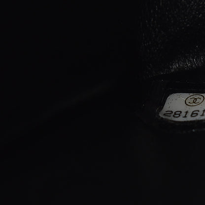 Chanel Calfskin Crocodile Embossed Graffiti 2.55 Mini Cocodile Reissue Flap Black Pink 7 of 11