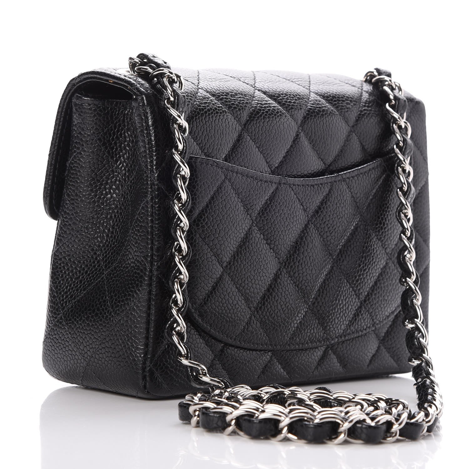 Chanel Caviar Quilted Mini Square Flap Black 3 of 8