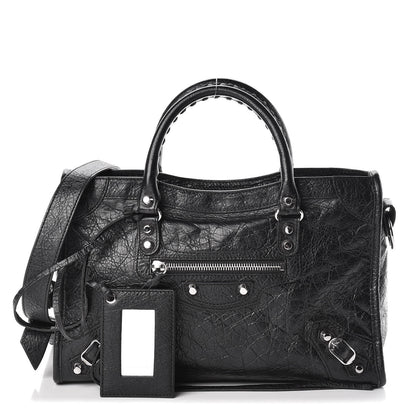 Balenciaga Agneau Classic Silver Hardware S City Black 1 of 11