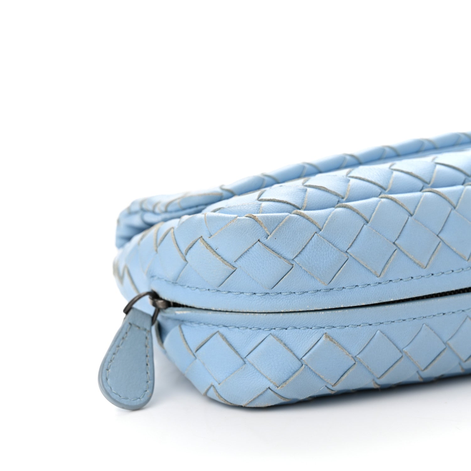 Bottega Veneta Nappa Intrecciato Small Chain Crossbody Ciel 8 of 9