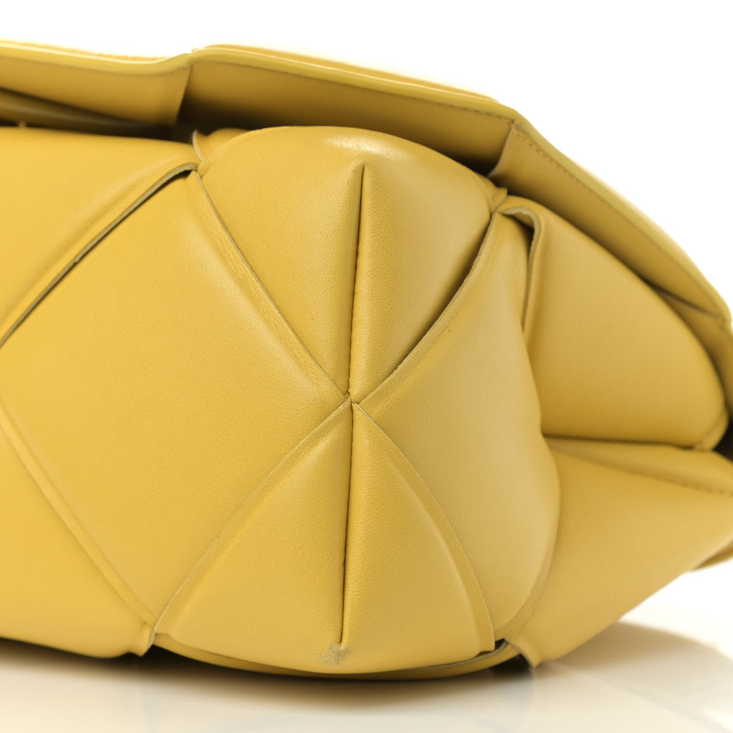 Bottega Veneta Nappa Intreccio Padded Top Handle Shoulder Bag Corn 10 of 11