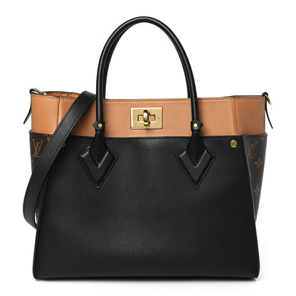 Louis Vuitton Calfskin Monogram On My Side Black 1 of 8