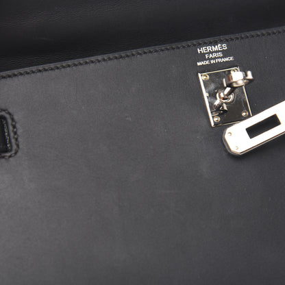 Hermes Sombrero Kelly Sellier 25 Black 7 of 12