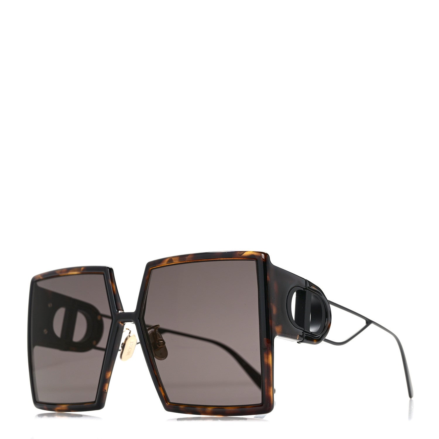 Christian Dior Square 30 Montaigne Sunglasses Tortoise 1 of 8