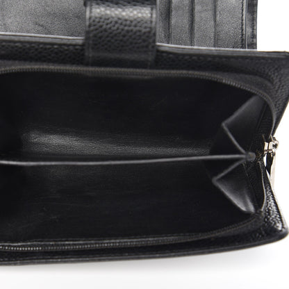Chanel Caviar Timeless CC Zipped Pocket Wallet Black 14 of 16