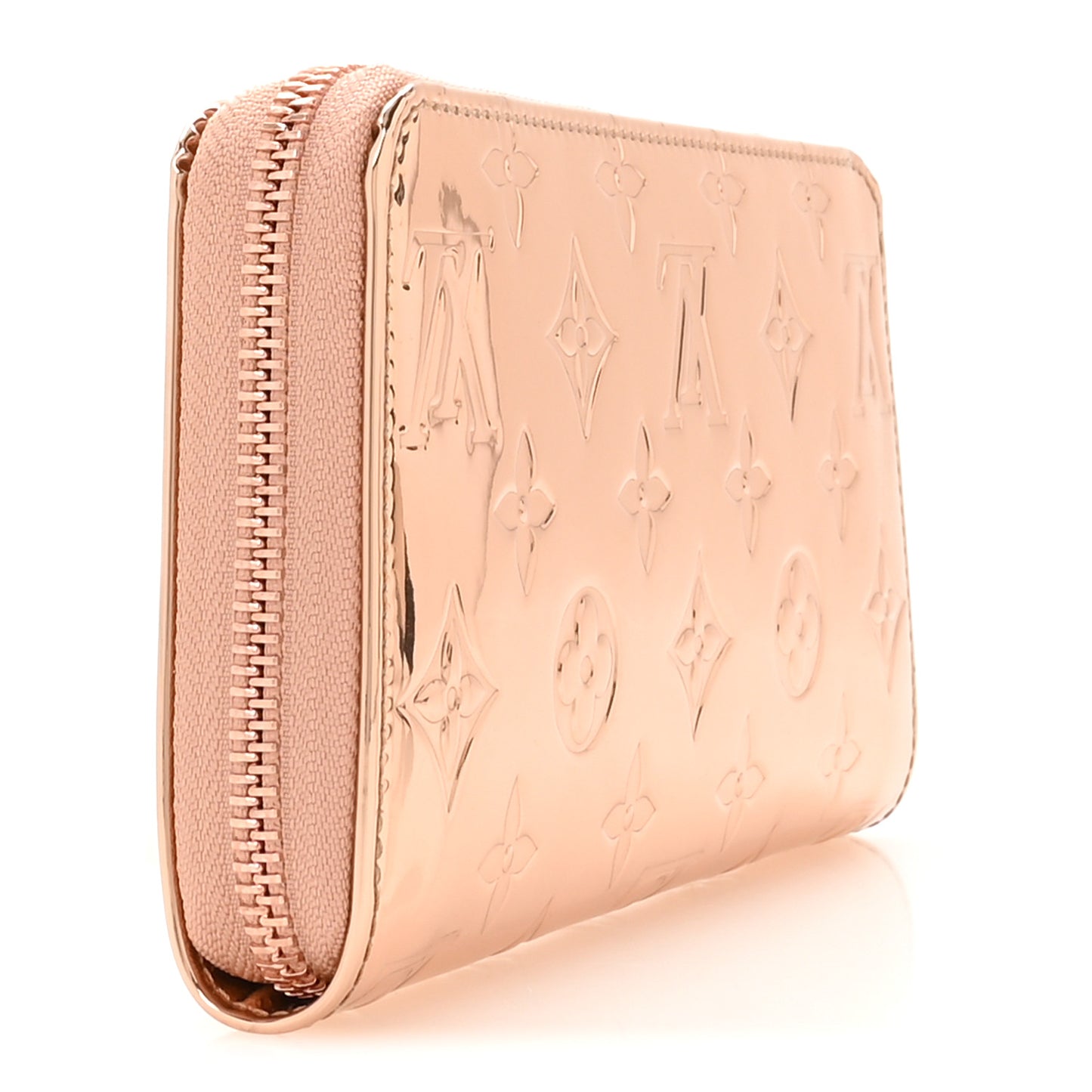 Monogram Miroir LV Ski Zippy Wallet Copper