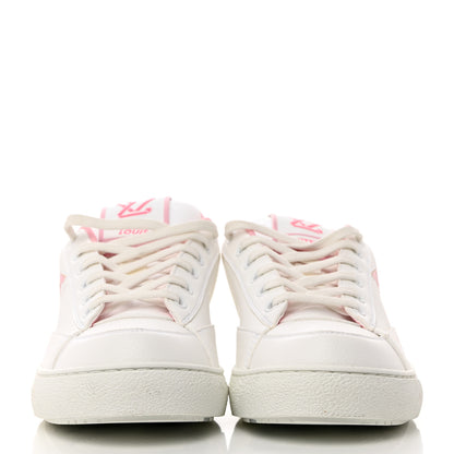 Louis Vuitton Calfskin Charlie Sneaker 37.5 White Rose Clair 2 of 7