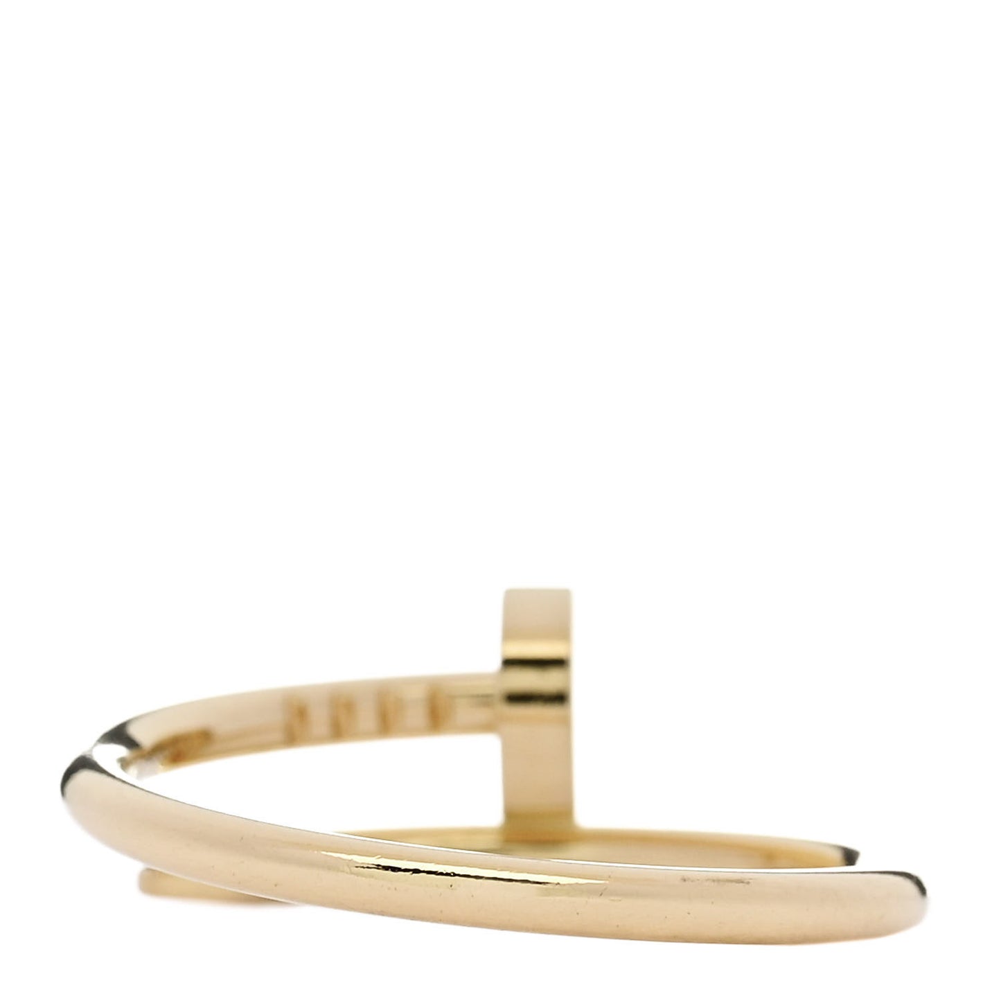 18K Yellow Gold Small Juste Un Clou Ring 54 6.75