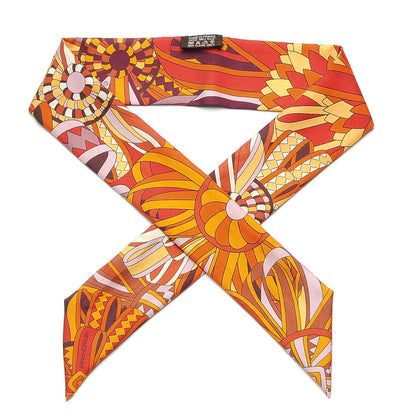 Hermes Silk Les Flots Du Cheval Twilly 1 of 5