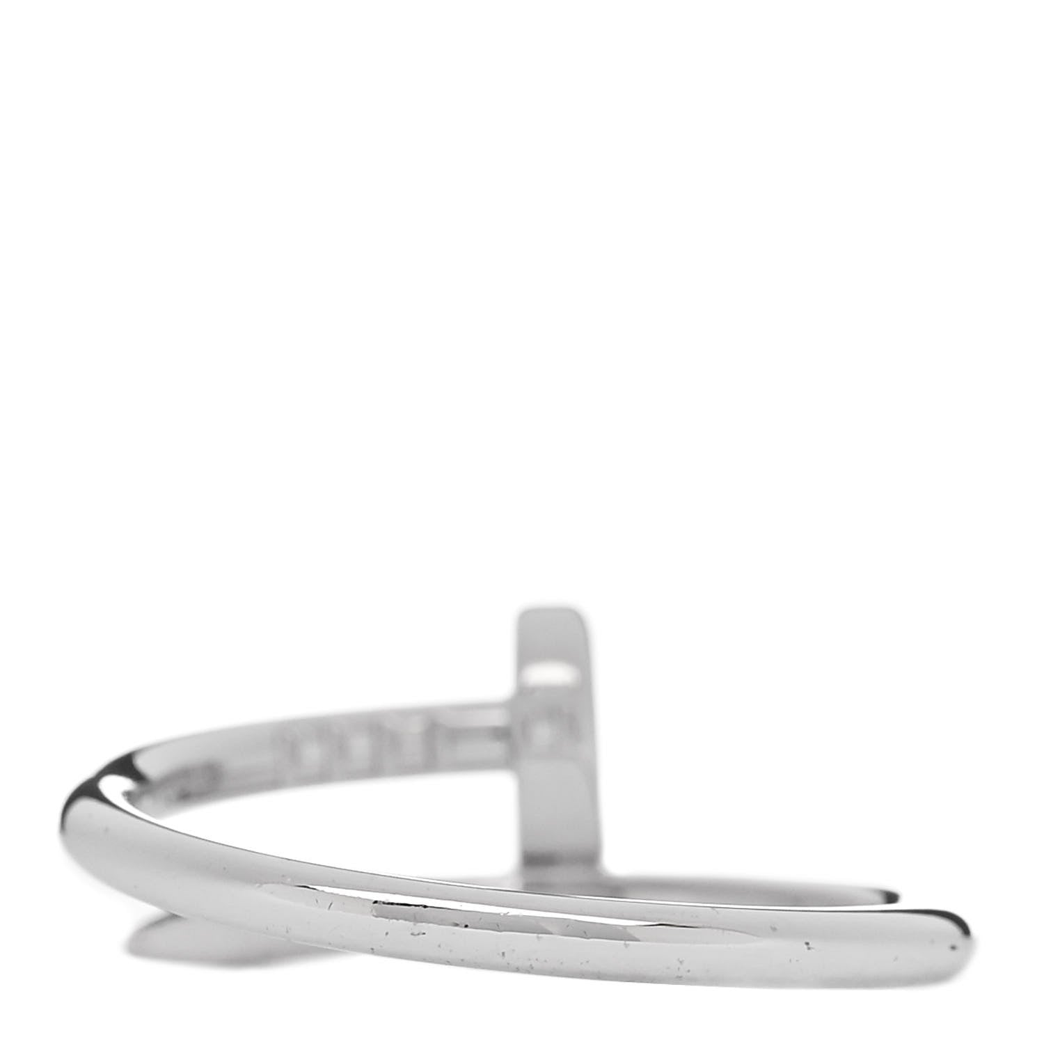 Cartier 18K White Gold Small Juste Un Clou Ring 50 5.25 3 of 4