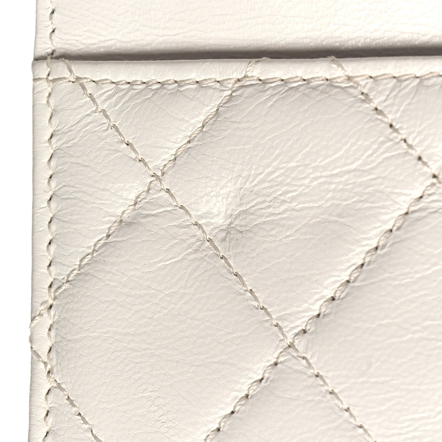 Chanel Goatskin Quilted Timeless CC Wallet On Chain WOC White 12 of 12