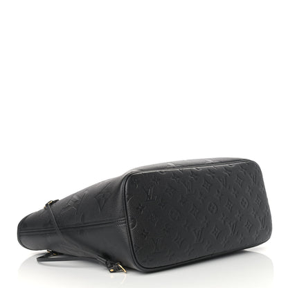 Louis Vuitton Empreinte Monogram Giant Neverfull MM Black 5 of 11