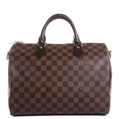 Louis Vuitton Damier Ebene Speedy Bandouliere 30 1 of 9