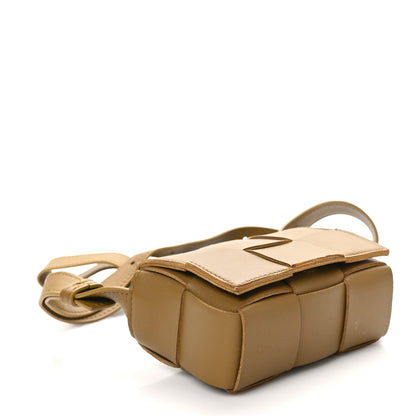 Bottega Veneta Lambskin Maxi Intrecciato Extra Mini Cassette Crossbody Bag Acorn 4 of 9