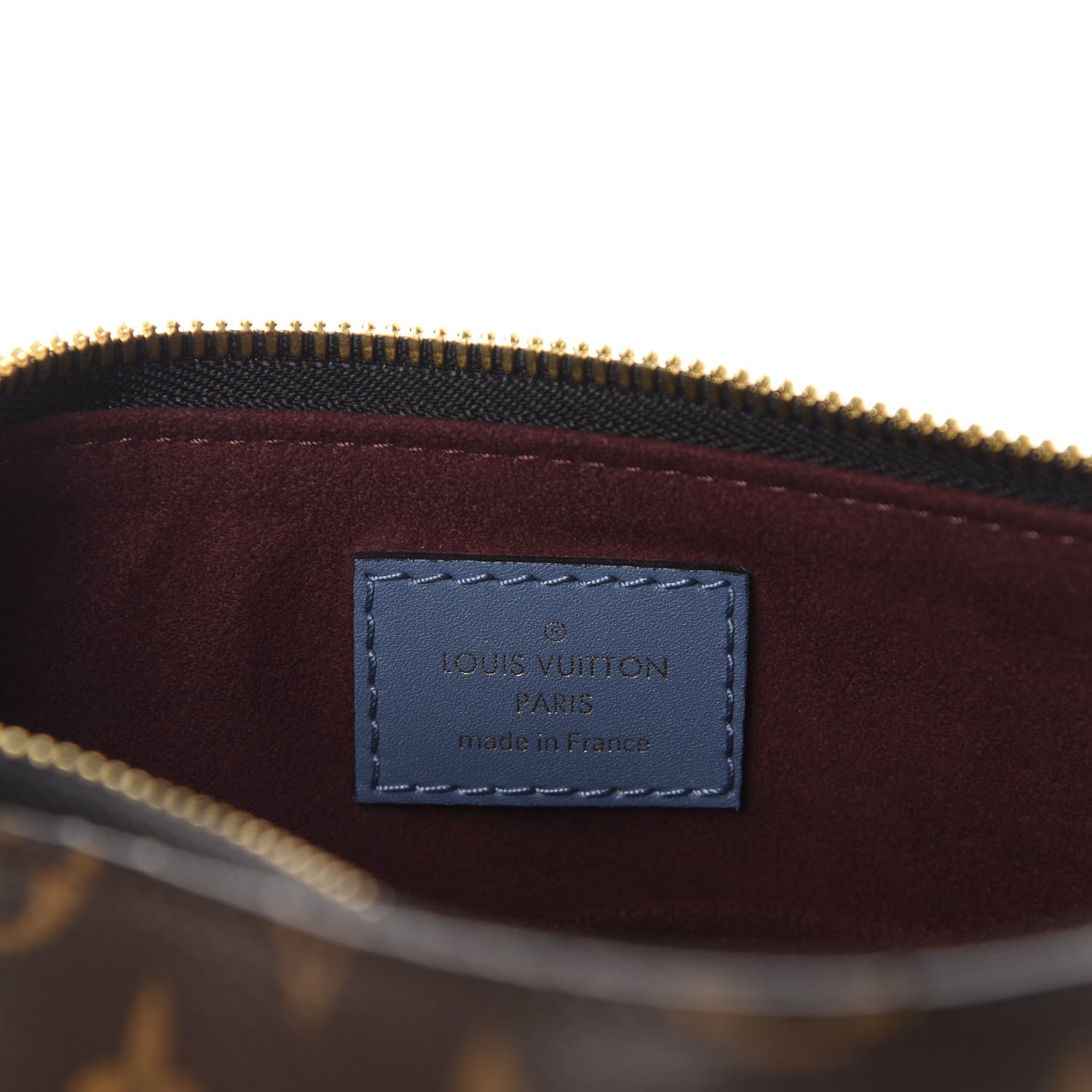Louis Vuitton Monogram Beaubourg Hobo Mini Bordeaux Red Peach Safran Blue Jean Blue 8 of 10