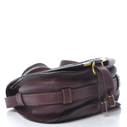 Chloe Calfskin Mini Marcie Round Crossbody Bag Dark Velvet 4 of 15