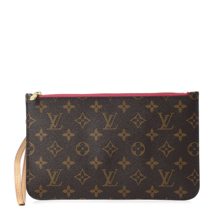 Louis Vuitton Monogram Neverfull MM GM Pochette Pivoine 1 of 10