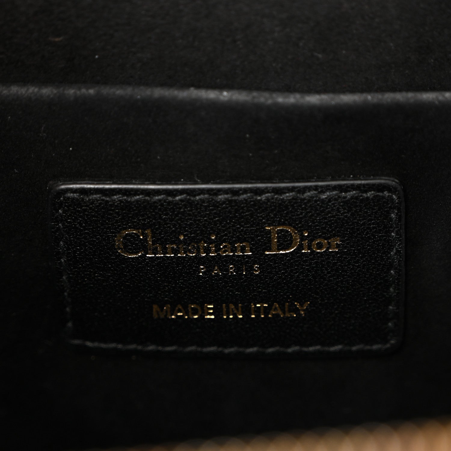 Christian Dior Lambskin Cannage Small Diortravel Vanity Case Black 6 of 13