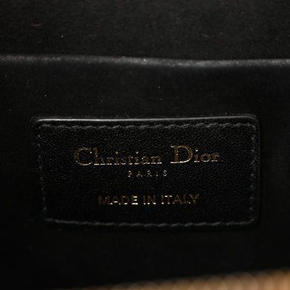 Christian Dior Lambskin Cannage Small Diortravel Vanity Case Black 6 of 13