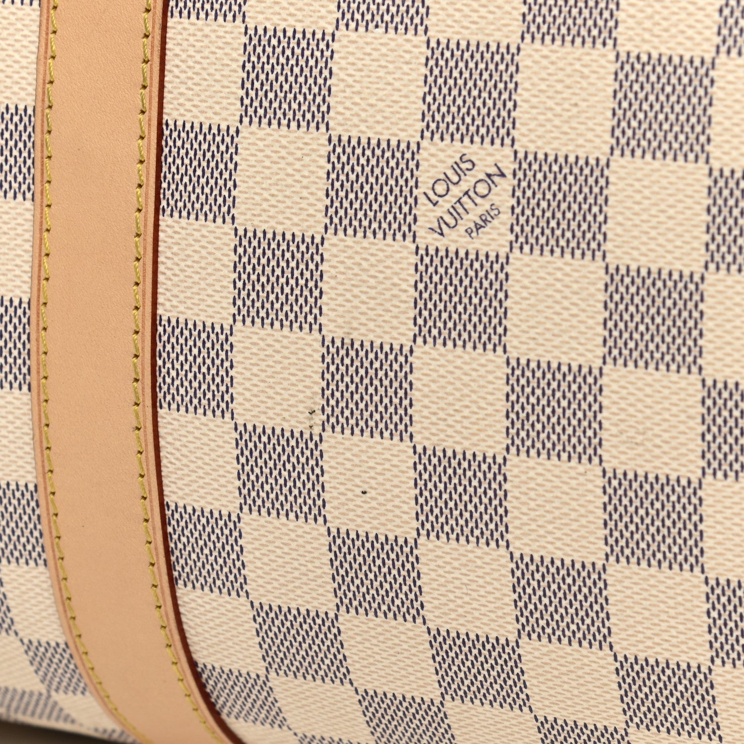 Louis Vuitton Damier Azur Keepall Bandouliere 55 11 of 13