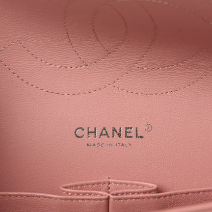 Chanel Patent Quilted Jumbo Double Flap Pink 16 of 18