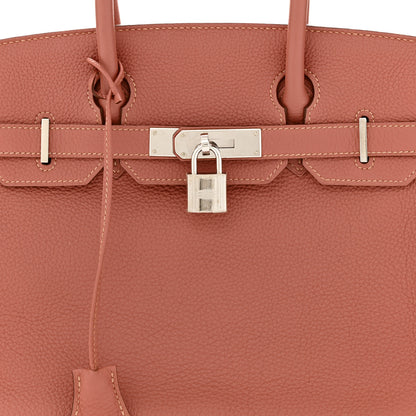 Hermes Togo Birkin 30 Rose Thé 8 of 11