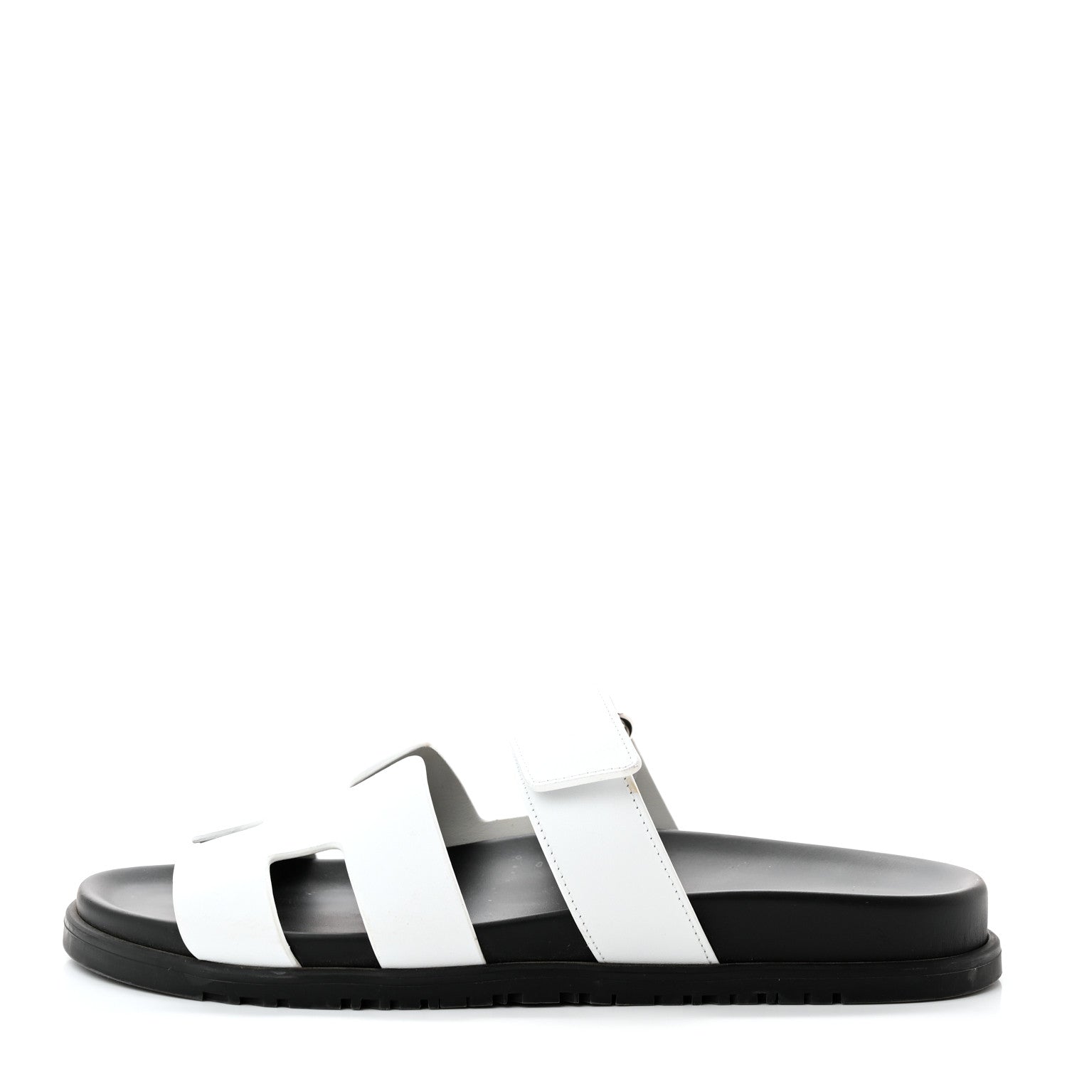 Hermes Calfskin Womens Chypre Sandals 41 White 1 of 12