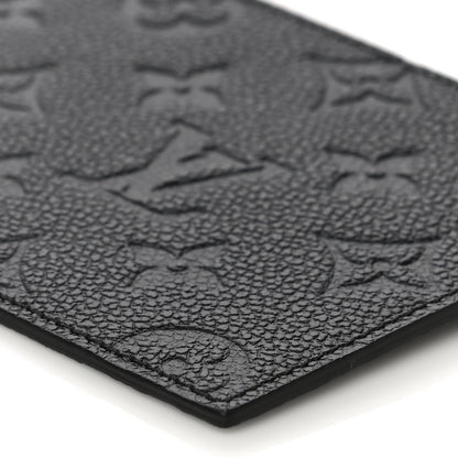 Louis Vuitton Empreinte Felicie Chain Wallet Zippered Insert Black 9 of 9